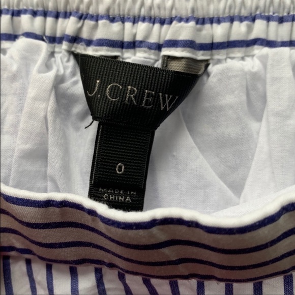 J. Crew Striped Ruffle Skirt - Picture 4 of 4